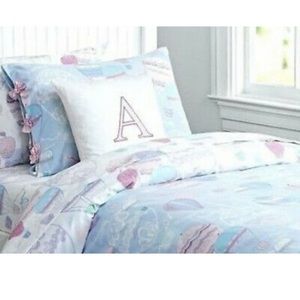 Discontinued PB kids hot air balloons full size duvet with 2 pillow shams